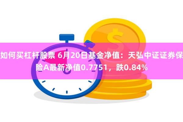 如何买杠杆股票 6月20日基金净值：天弘中证证券保险A最新净值0.7751，跌0.84%