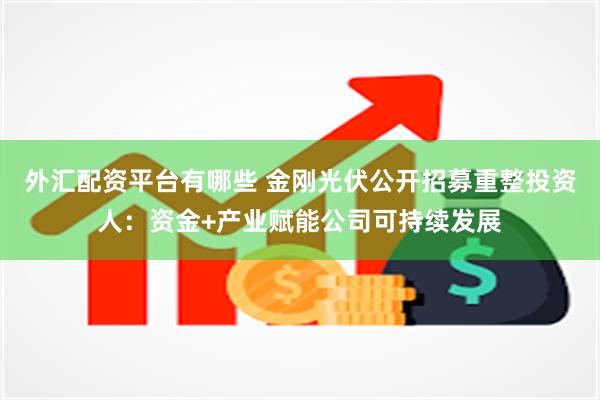 外汇配资平台有哪些 金刚光伏公开招募重整投资人：资金+产业赋能公司可持续发展