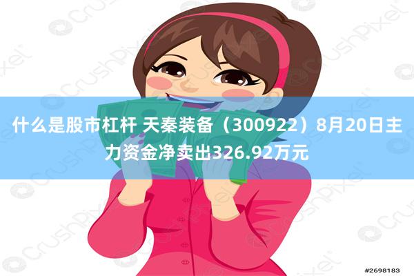 什么是股市杠杆 天秦装备（300922）8月20日主力资金净卖出326.92万元