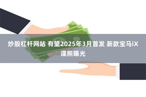 炒股杠杆网站 有望2025年3月首发 新款宝马iX谍照曝光