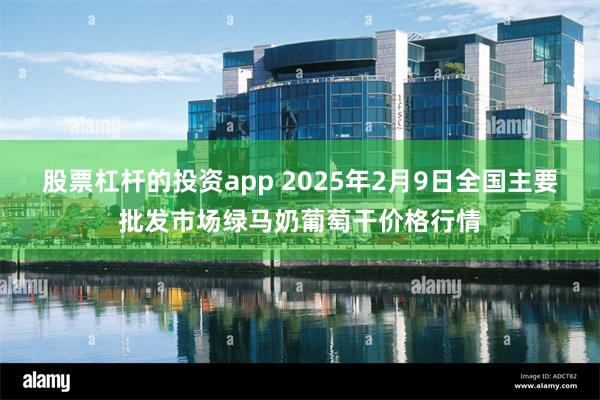 股票杠杆的投资app 2025年2月9日全国主要批发市场绿马奶葡萄干价格行情